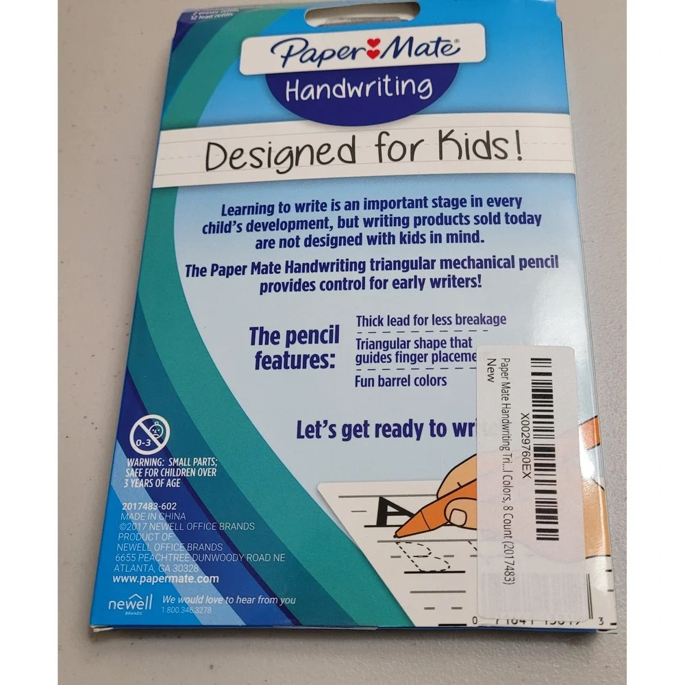 Paper Mate Handwriting Mechanical Pencils For Kids Trianguler 5 Count